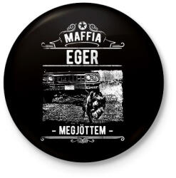 printfashion Maffia Eger - Kitűző, hűtőmágnes - Fekete (3095066)
