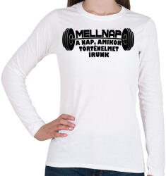 printfashion Mellnap - Női hosszú ujjú póló - Fehér (2393739)