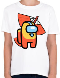 printfashion Among us: Aang avatar - Gyerek póló - Fehér (3259779)