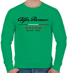 printfashion Alfa Romeo racing since 1910 - Férfi pulóver - Zöld (5447512)