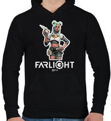 printfashion Farlight84 - Ceanna - Férfi kapucnis pulóver - Fekete (16024890)