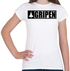 printfashion Gripen - fekete - Női póló - Fehér (15553174)