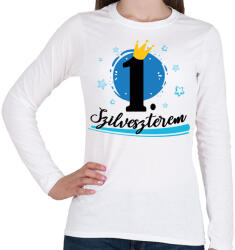 printfashion 1. szilveszterem - Női hosszú ujjú póló - Fehér (10276834)