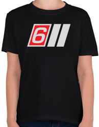 printfashion AUDI S6 - Gyerek póló - Fekete (843534)