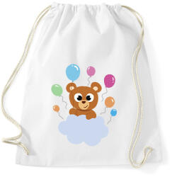 printfashion Maci lufikkal - Sportzsák, Tornazsák - Fehér (13648477)