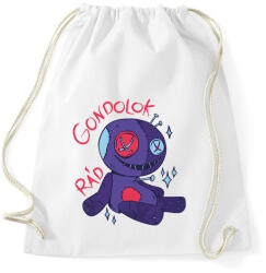 printfashion Horror figura - gondolok rád 2 - Sportzsák, Tornazsák - Fehér (5527350)