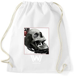 printfashion WestWorld skull - Sportzsák, Tornazsák - Fehér (7423036)