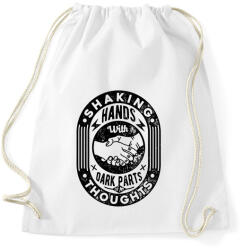 printfashion Kézfogás - Sportzsák, Tornazsák - Fehér (543902)