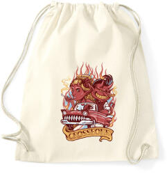 printfashion Ördögi sofőr - Sportzsák, Tornazsák - Natúr (63217)