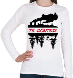 printfashion Te döntesz - Női hosszú ujjú póló - Fehér (13713136)