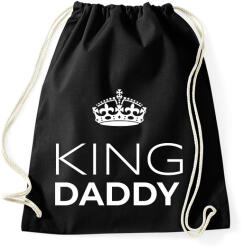 printfashion KING DADDY - Sportzsák, Tornazsák - Fekete (10787538)