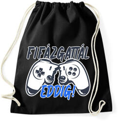 printfashion Fifázgattál eddig - Sportzsák, Tornazsák - Fekete (6390007)