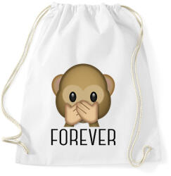 printfashion 3 majom - forever - Sportzsák, Tornazsák - Fehér (1788384)