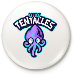 printfashion little tentacles - Kitűző, hűtőmágnes - Fehér (5138815)