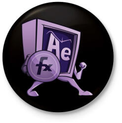 printfashion After - Kitűző, hűtőmágnes - Fekete (3094470)