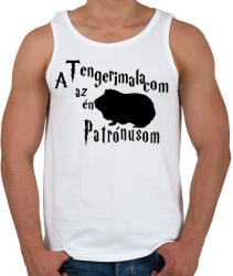 printfashion A Tengerimalacom az én Patrónusom - Férfi atléta - Fehér (16498636)