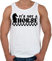 printfashion It's not a horse - Férfi atléta - Fehér (7453546)