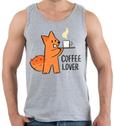 printfashion Coffee Lover - Férfi atléta - Sport szürke (2253708)