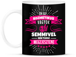 printfashion Bátor kozmetikus - Bögre - Fekete (2668554)