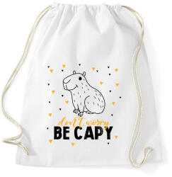 printfashion Be capy(bara) - Sportzsák, Tornazsák - Fehér (12745998)