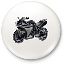 printfashion R1 - Kitűző, hűtőmágnes - Fehér (3089929)