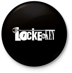 printfashion Locke and Key - Kitűző, hűtőmágnes - Fekete (3102272)
