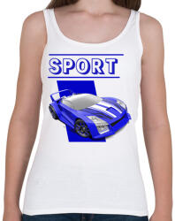 printfashion Sport autó - Női atléta - Fehér (1817816)