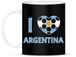 printfashion I love Argentina - Bögre - Fekete (10790721)