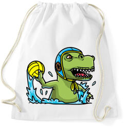 printfashion Vízilabdázó T-rex - Sportzsák, Tornazsák - Fehér (15929182)