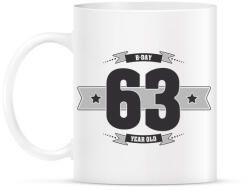 printfashion b-day-63-dark-lightgrey - Bögre - Fehér (790570)