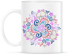 printfashion Fantázia mandala - Bögre - Fehér (13184602)