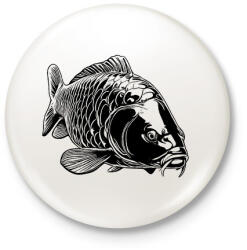 printfashion ponty - Kitűző, hűtőmágnes - Fehér (16674015)