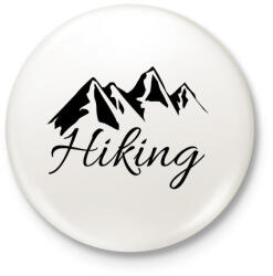 printfashion túrázás - Kitűző, hűtőmágnes - Fehér (4619317)