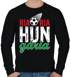 printfashion Ria ria hungária - Férfi pulóver - Fekete (5963906)
