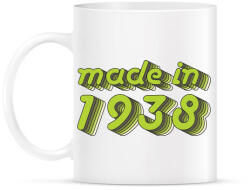 printfashion made-in-1938-green-grey - Bögre - Fehér (790323)