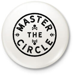 printfashion PUBG - A kör mester - Kitűző, hűtőmágnes - Fehér (3077152)