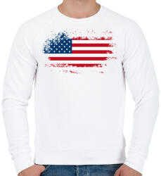 printfashion america - Férfi pulóver - Fehér (4652757)