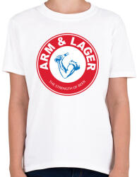 printfashion A sör ereje - Gyerek póló - Fehér (838102)