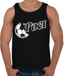 printfashion Boci Foci - Férfi atléta - Fekete (14967453)