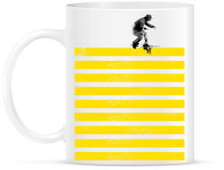 printfashion Slide on stripes - Bögre - Fehér (788758)