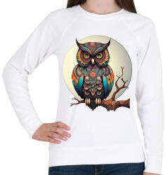 printfashion Bagoly - Női pulóver - Fehér (14700935)