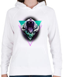 printfashion The master of the universe - Női kapucnis pulóver - Fehér (237572)