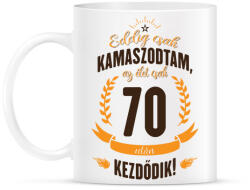 printfashion kamasz-70-brown-orange - Bögre - Fehér (790983)