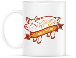 printfashion Prémium disznóvágás - Bögre - Fehér (2152832)