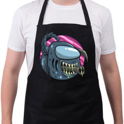 printfashion Alien impostor - Kötény - Fekete (4936490)