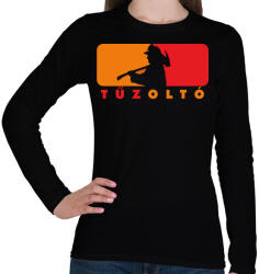 printfashion Tűzoltó - Női hosszú ujjú póló - Fekete (10746649)