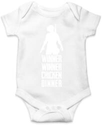 printfashion Winner Winner Chicken Dinner PUBG - Baba Body - Fehér (1330714)