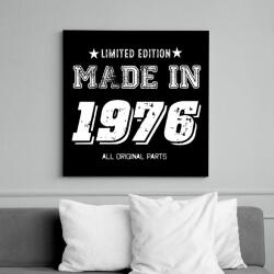 printfashion 1976 - Vászonkép - Fekete (6655506)