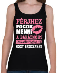printfashion Férjhez fogok menni. . - Női atléta - Fekete (16520627)