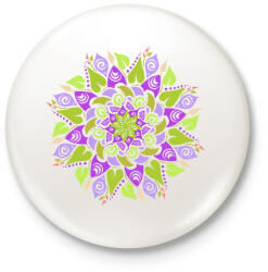 printfashion Tavaszi mandala - Kitűző, hűtőmágnes - Fehér (13184664)